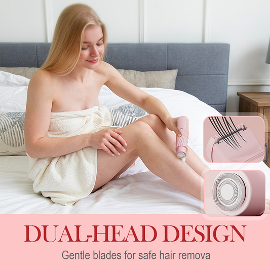 🔥Hot Sale Deals-Portable Dual-Head Electric Epilator