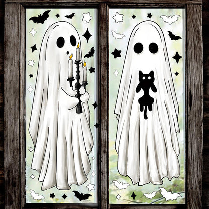 🔥 LAST DAY PROMOTION - 50%OFF 🔥  Cute & Fun Halloween Ghost Static Window Cling