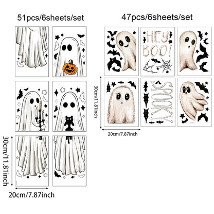 🔥 LAST DAY PROMOTION - 50%OFF 🔥  Cute & Fun Halloween Ghost Static Window Cling