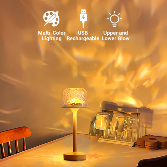 🔥Hot Sale: 50% Off-16-Color Water Ripple Night Light with Remote