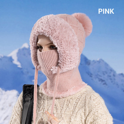 ❄️ 50% OFF WINTER SALE! 💖 3-in-1 Convertible Balaclava - Windproof Fleece Protection for Skiing & Outdoor Adventures 🎿✨