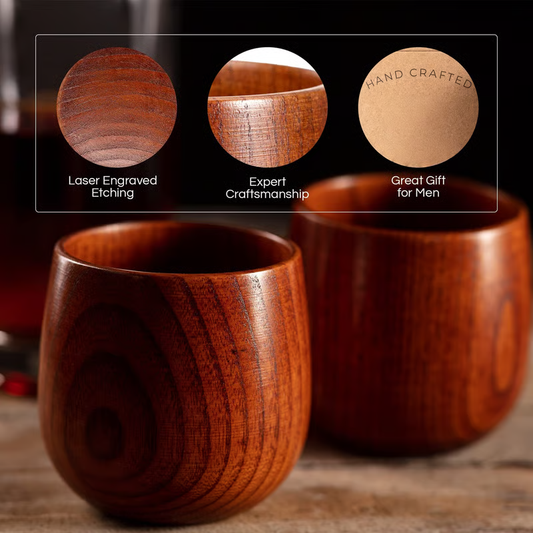 🥃 50% OFF NOW! 🔥 Handcrafted Charred Drinking Glass – Original Wooden Whiskey Glass – Unique design, charred finish & durable – perfect for bourbon, scotch or a unique gift 🎁