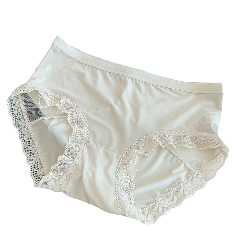 ☁️Women's Soft Lace Mid-Rise Panty