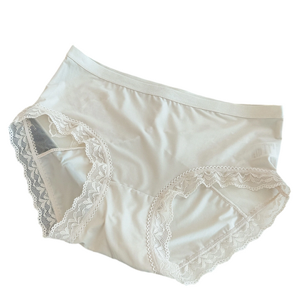 ☁️Women's Soft Lace Mid-Rise Panty