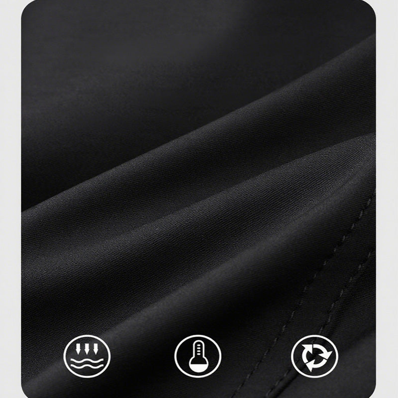 Men's Medium-Length Trench Coat with Detachable Inner