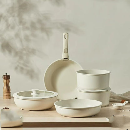 ⏳Time-limited Special⏰Non-stick Cookware Set with Removable Handle - Oven Safe