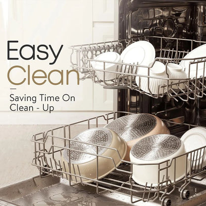 ⏳Time-limited Special⏰Non-stick Cookware Set with Removable Handle - Oven Safe