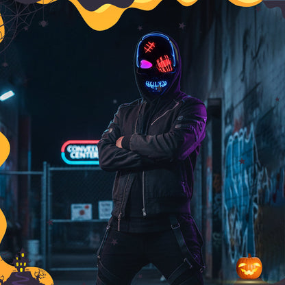 💀 LAST DAY SALE 50% OFF 🔥 Halloween LED Skull Mask -👏Most Popular in 2025!