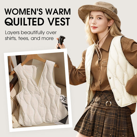 Women's Warm Quilted Vest