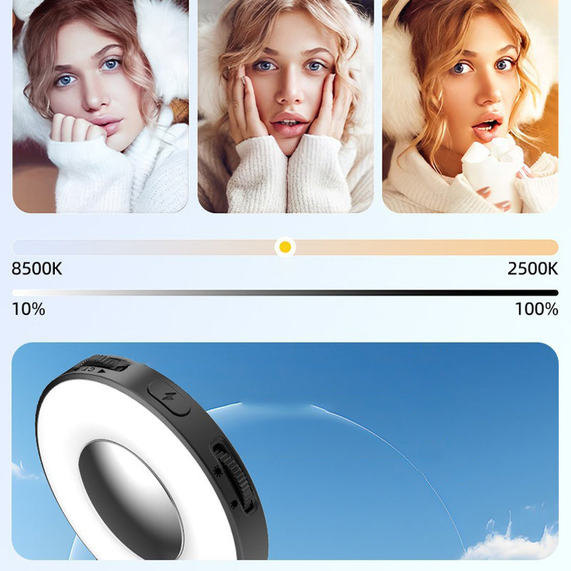 LAST DAY SALE 50% OFF🔥 3-in-1 Magnetic Phone Light With Built-in Mirror for Phones