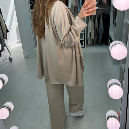 🔥Limited-time offer-Women's Solid Color 3-Piece Set