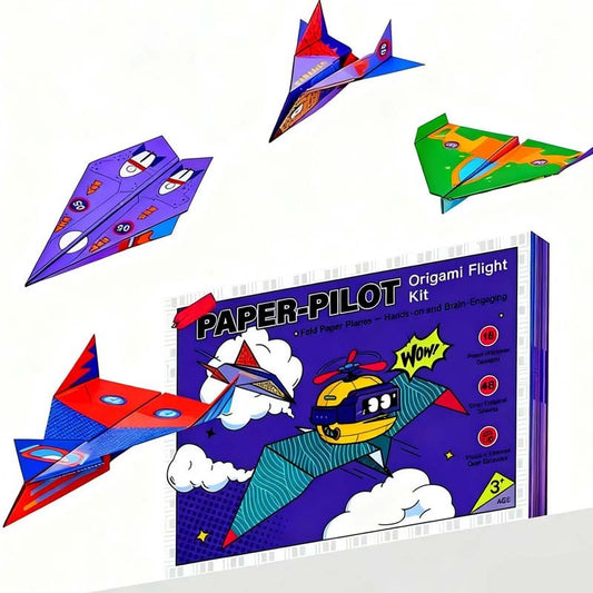 🎄Early Christmas Sale 49% OFF✈️✨Creative DIY Paper Airplane Set For Kids