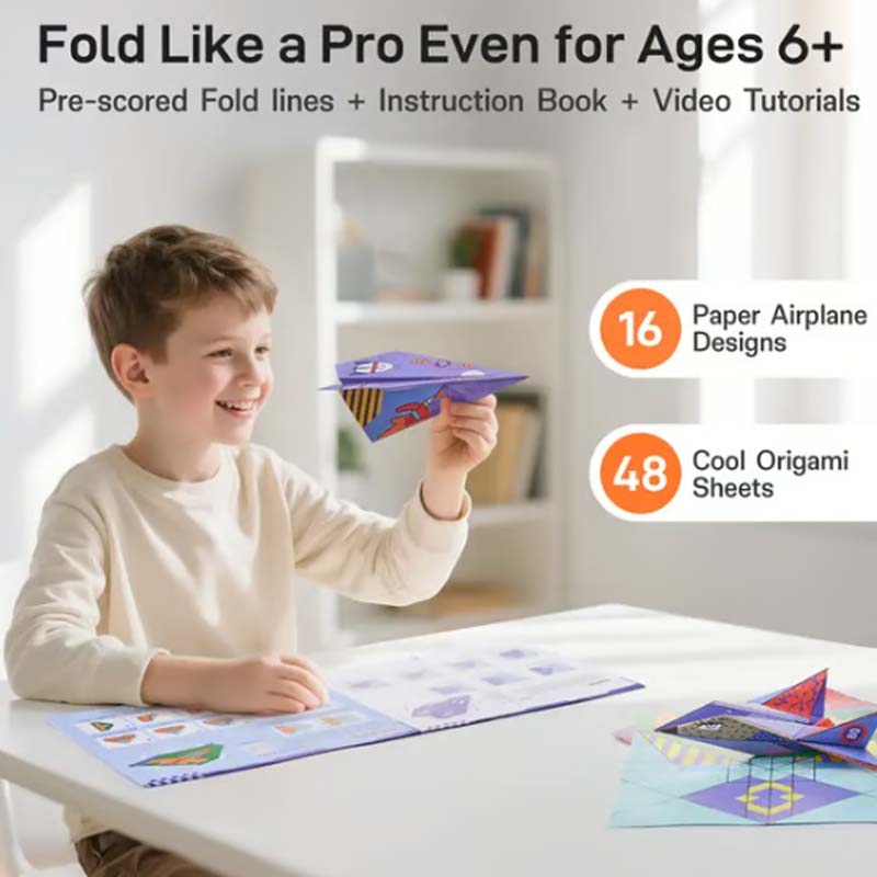 🎄Early Christmas Sale 49% OFF✈️✨Creative DIY Paper Airplane Set For Kids