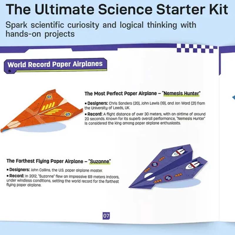 🎄Early Christmas Sale 49% OFF✈️✨Creative DIY Paper Airplane Set For Kids