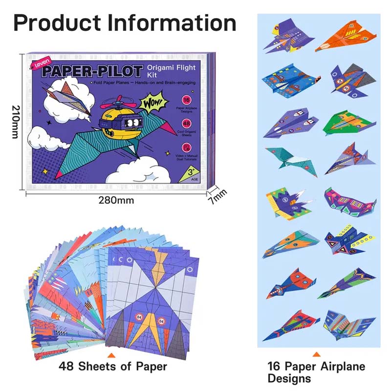 🎄Early Christmas Sale 49% OFF✈️✨Creative DIY Paper Airplane Set For Kids