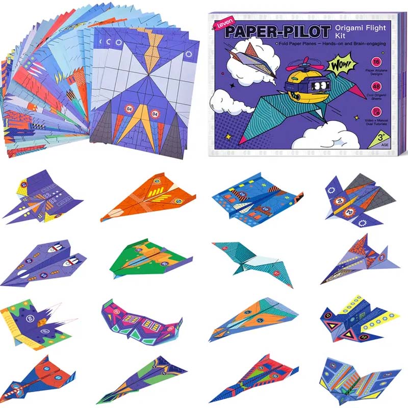 🎄Early Christmas Sale 49% OFF✈️✨Creative DIY Paper Airplane Set For Kids