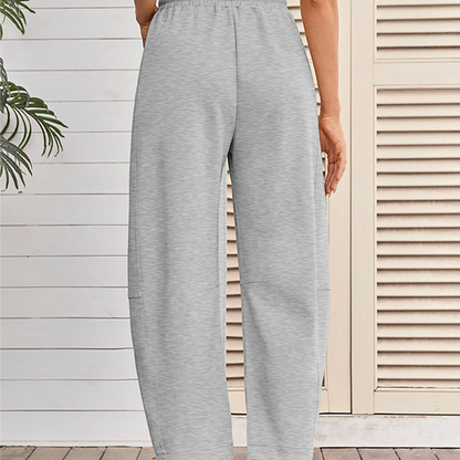 Drawstring Pocket Capri Sweatpants