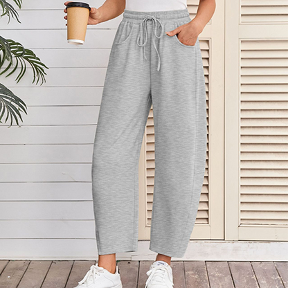 Drawstring Pocket Capri Sweatpants