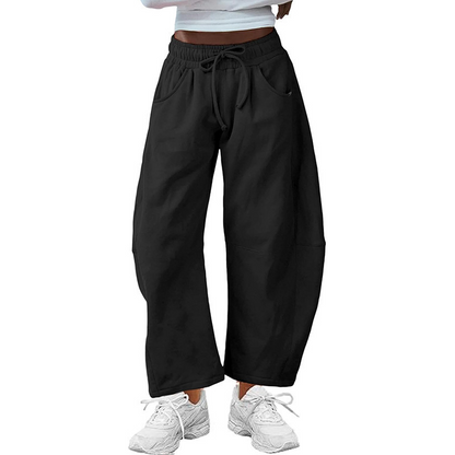 Drawstring Pocket Capri Sweatpants
