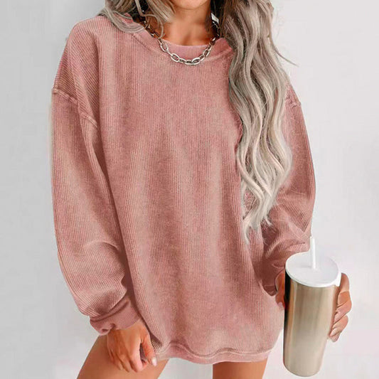 🔥Limited-time offer: 50% off-Women's Casual Round Neck Sweatshirt
