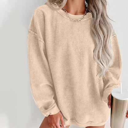 🔥Limited-time offer: 50% off-Women's Casual Round Neck Sweatshirt