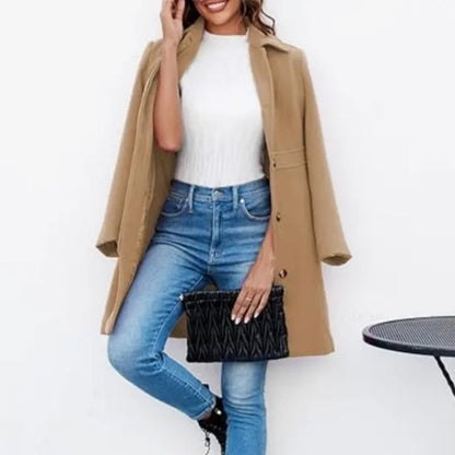 🔥Limited-time offer-Women's Elegant Long Sleeve Coat