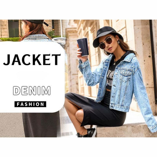 🔥Hot Sale: 50% Off-Women’s Fashion Button-up Denim Jacket