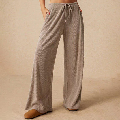 🔥 LAST DAY PROMOTION - 50%OFF 🔥 Women’s Casual Soft Wide-Leg Pants With Drawstring