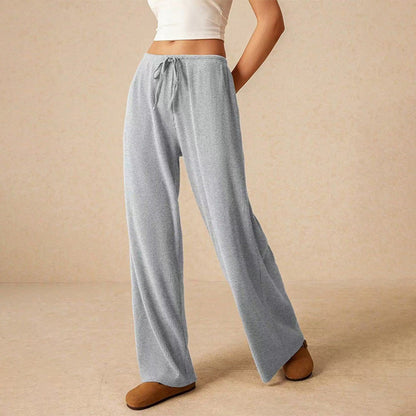 🔥 LAST DAY PROMOTION - 50%OFF 🔥 Women’s Casual Soft Wide-Leg Pants With Drawstring