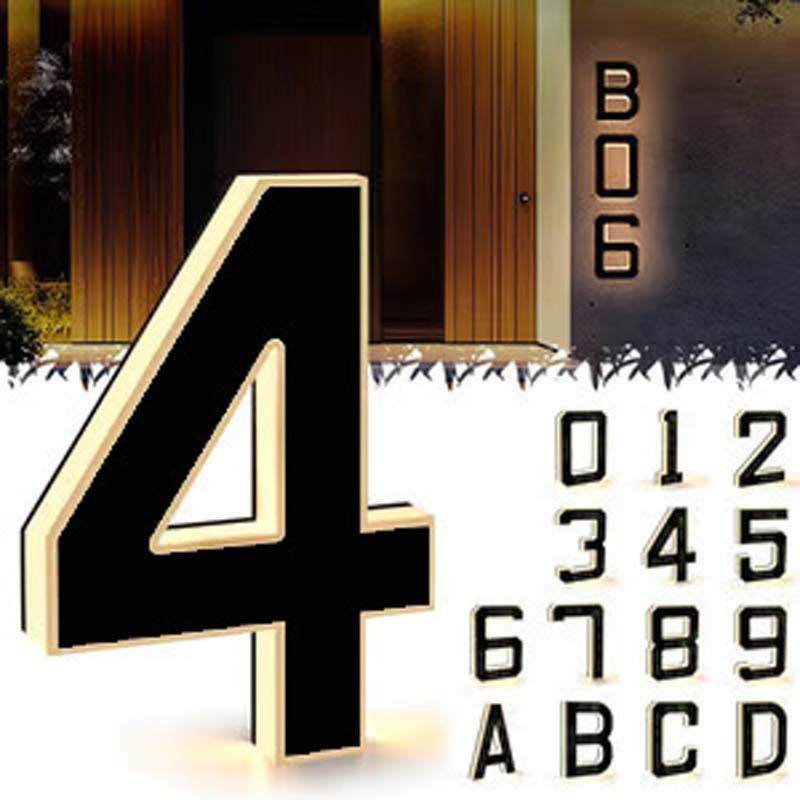 🔥Limited-time offer🏠✨Waterproof LED House Numbers for Outside (49% OFF🔥)