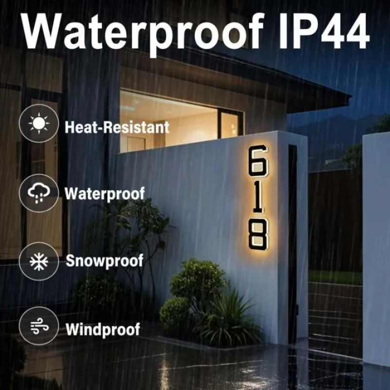🔥Limited-time offer🏠✨Waterproof LED House Numbers for Outside (49% OFF🔥)