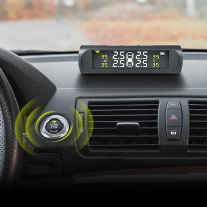 🚗49% OFF NOW! ✨ Solar Tire Pressure Monitor - Real-Time 4-Wheel Display with Wireless Sensors & Waterproof Design for Enhanced Safety 🔋🌞