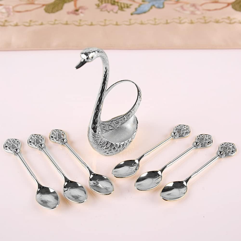 🦢✨☕ Creative Swan Design Coffee Stirring Spoon Set (6 Spoons)