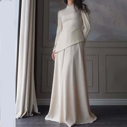 Women's Elegant Asymmetrical 2-Piece Set