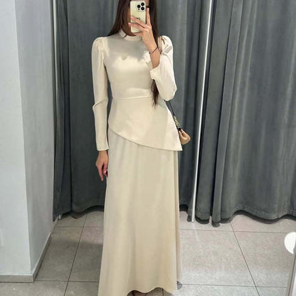 Women's Elegant Asymmetrical 2-Piece Set