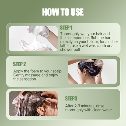 🔥Buy 1 Get 1 Free 🎁Natural Shampoo Bar For Strengthening Hair🌿