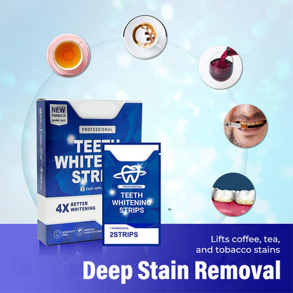 🎁Here it comes! Here it comes! Surprise price!💥Gentle & Effective Teeth Whitening Strips Set