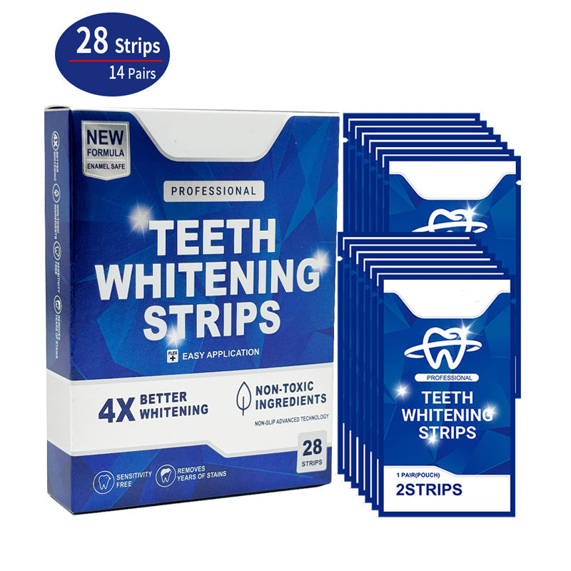 🎁Here it comes! Here it comes! Surprise price!💥Gentle & Effective Teeth Whitening Strips Set