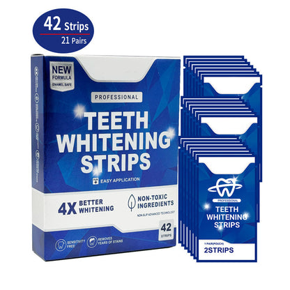 🎁Here it comes! Here it comes! Surprise price!💥Gentle & Effective Teeth Whitening Strips Set