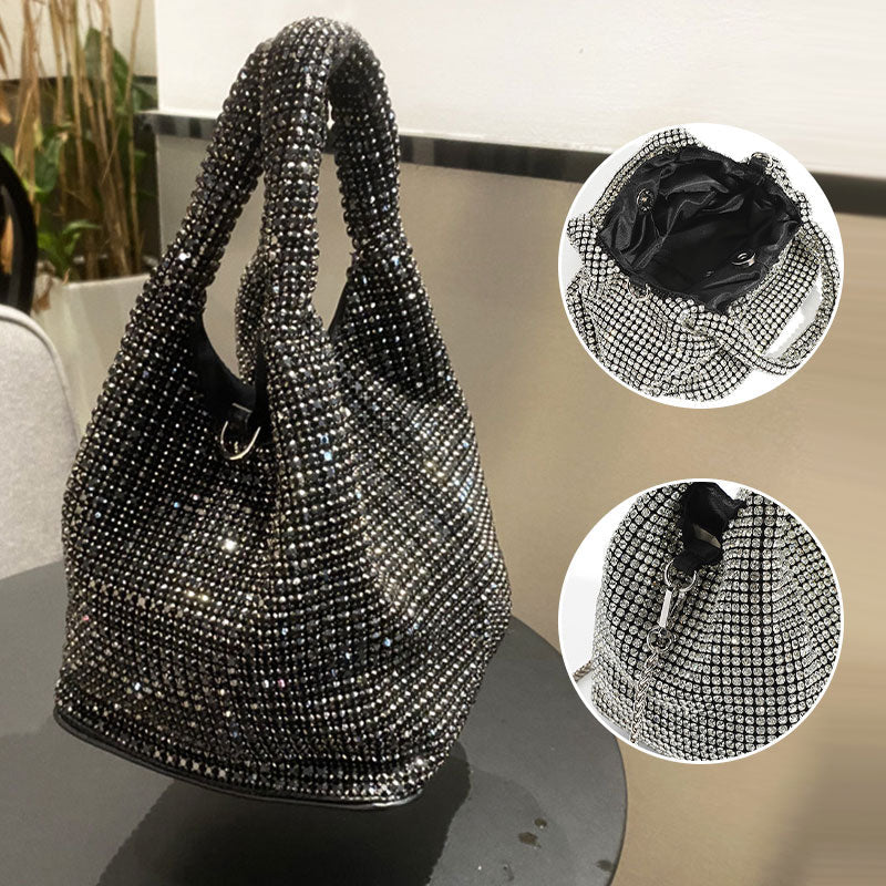 🔥New Arrivals Special Offer-Women's Rhinestone Bucket Handbag