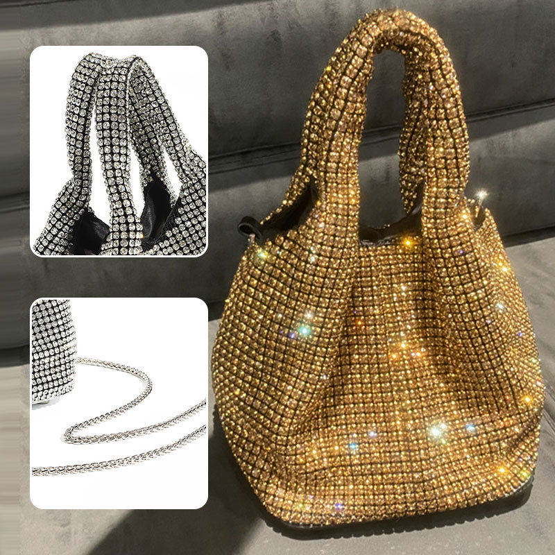 🔥New Arrivals Special Offer-Women's Rhinestone Bucket Handbag