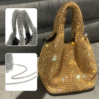 🔥New Arrivals Special Offer-Women's Rhinestone Bucket Handbag