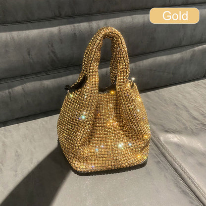🔥New Arrivals Special Offer-Women's Rhinestone Bucket Handbag