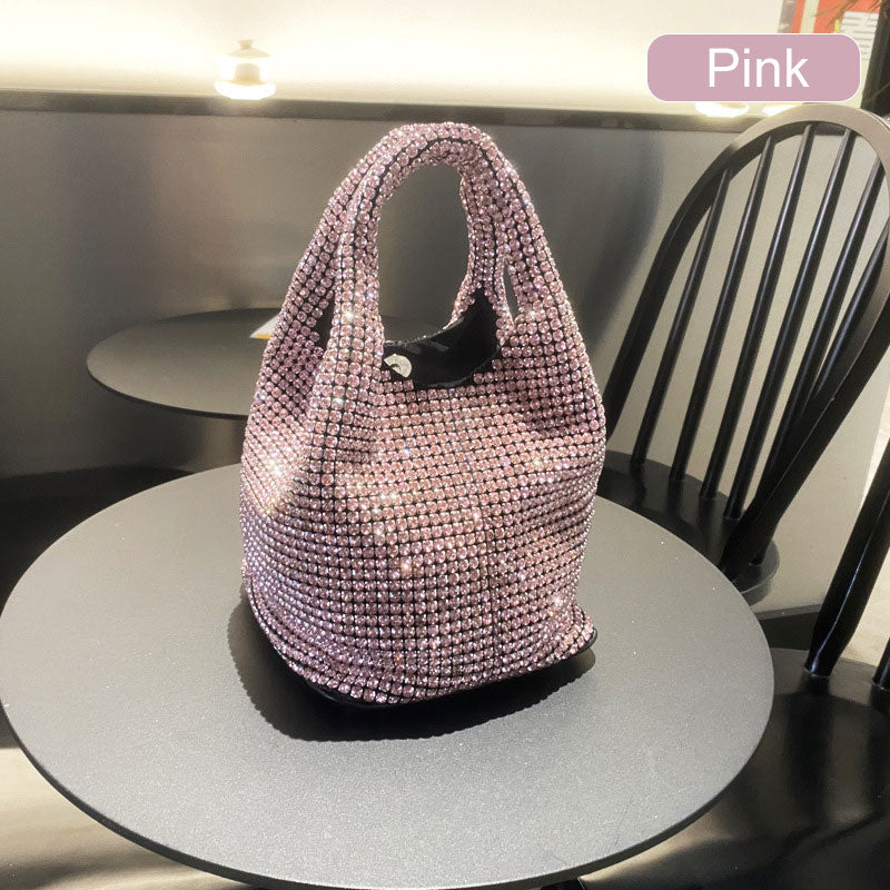 🔥New Arrivals Special Offer-Women's Rhinestone Bucket Handbag