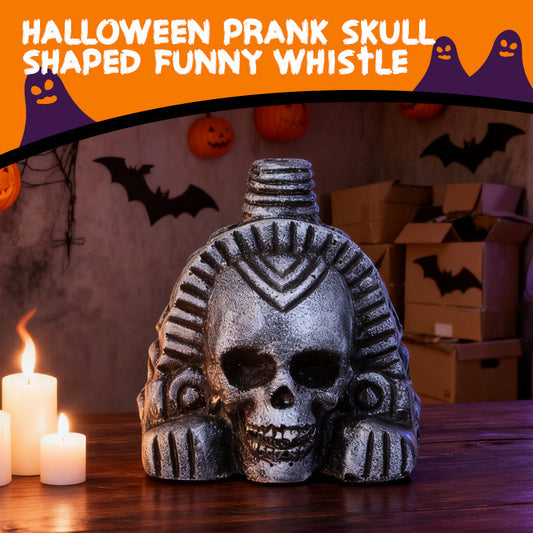 👻Halloween Sale-Halloween Prank Skull Shaped Funny Whistle