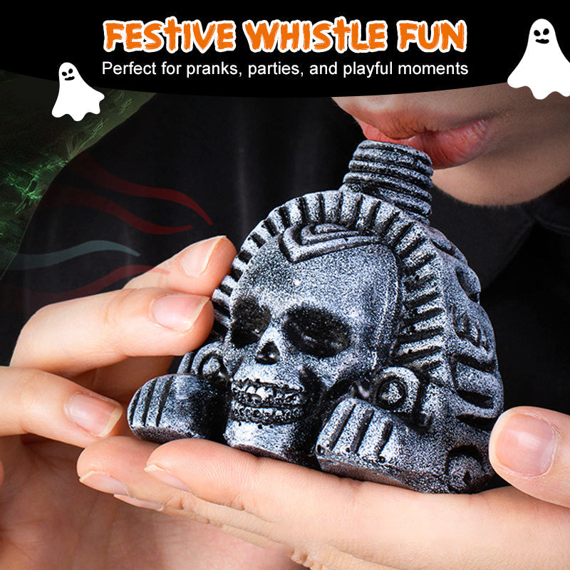 👻Halloween Sale-Halloween Prank Skull Shaped Funny Whistle
