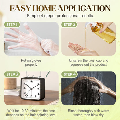 Flash Sale: 50% Off⚡207ml Plant Extract Hair Dye for Gray Hair