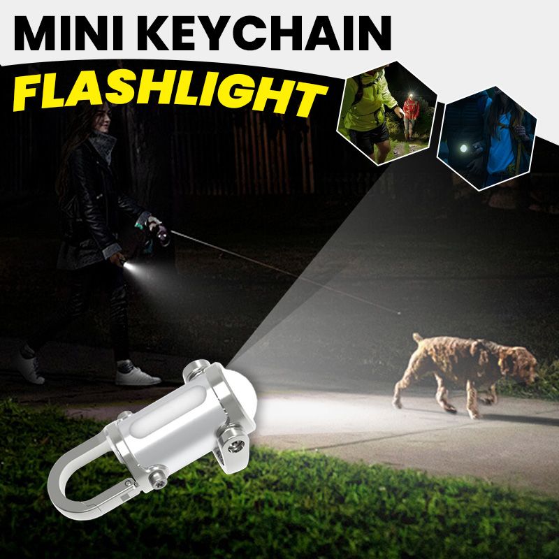 🔥Hot Sale Deals-1200LM Super Bright Mini Keychain Flashlight Waterproof