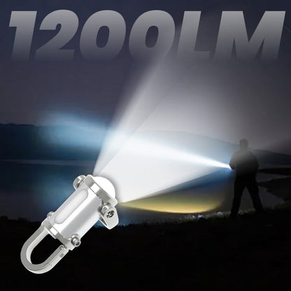 🔥Hot Sale Deals-1200LM Super Bright Mini Keychain Flashlight Waterproof