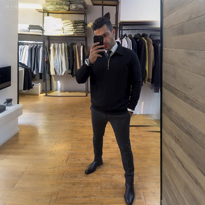 💥New Arrivals Special Offer-Men's Slim-Fit Half-Zip Top